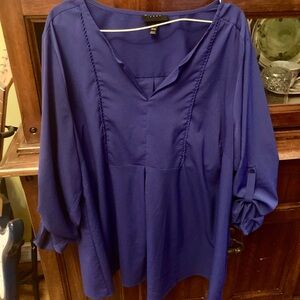 Lane Bryant Royal Blue Blouse